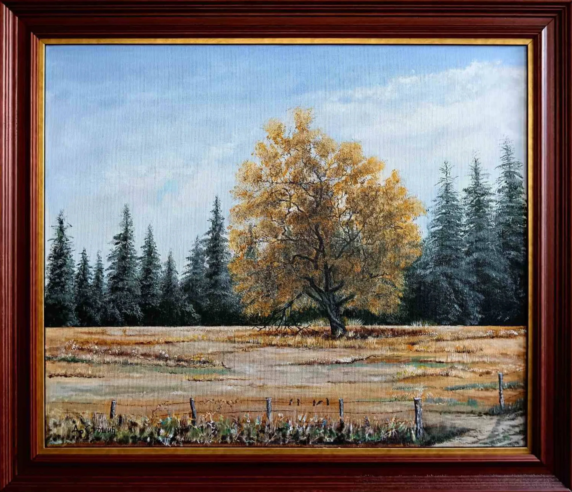 Чувар — оригинална слика, акрил на платну, 60 × 50 цм, Драган Стошић